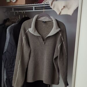Kuhl Tan Quarter-Zip Fleece XL